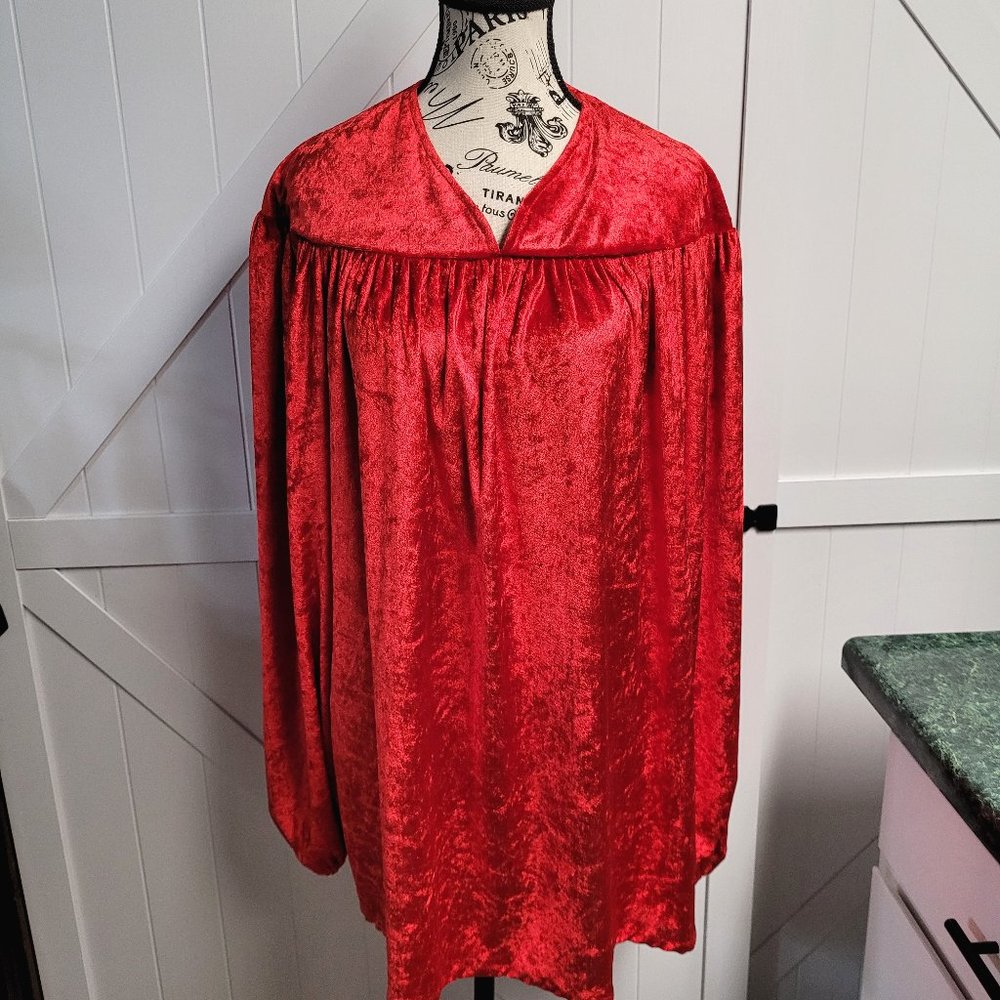 Renaissance Red One Size Men or Women's Top for Renn Fair, Cosplay or Party NWOT